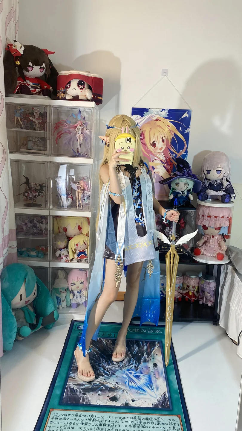 白栎Shirly - No.006 鸣潮·卡提希雅 [66P,8V-1.17GB] tg@simisebaisi 【丝足阁】011.webp